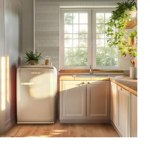 Cecotec Bolero CoolMarket TT Origin 110 nevera combi Independiente 110 L Beige