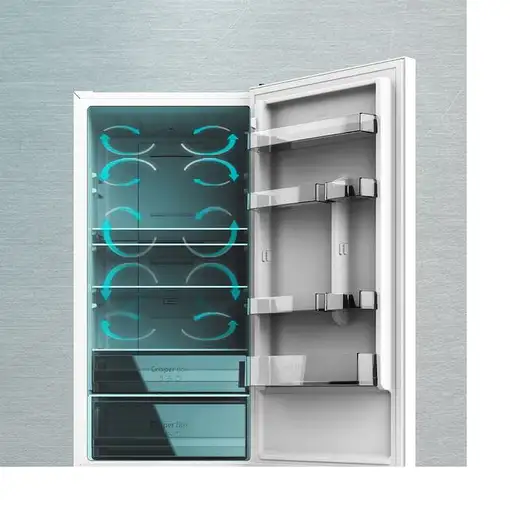 Cecotec Frigorífico combi Bolero CoolMarket Combi 356 White D