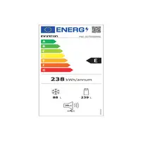 Infiniton FGC-327TD20XEG nevera combi Independiente 326 L E Acero inoxidable