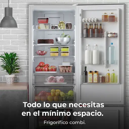 Cecotec Frigorífico combi Bolero CoolMarket Combi 356 White E