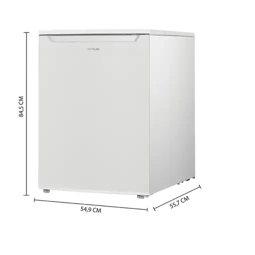 Cecotec 02673 nevera combi Bajo encimera 107 L E Blanco
