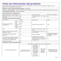 Infiniton SBS-506A77BEH nevera puerta lado a lado Independiente 505 L E Blanco
