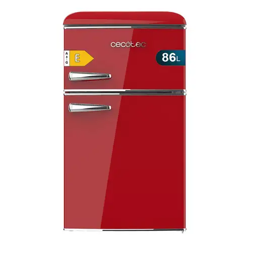 Frigoríficos dos puertas Independiente 86 L Rojo 01895 CECOTEC