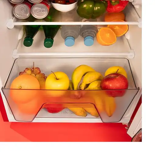 Frigoríficos dos puertas Independiente 86 L Rojo 01895 CECOTEC