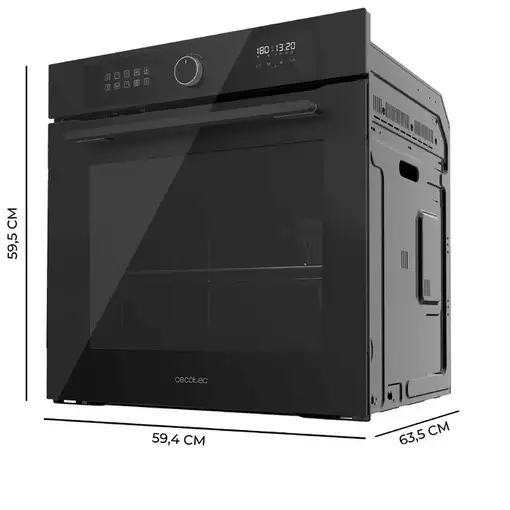Horno 81 L Negro 02815 CECOTEC
