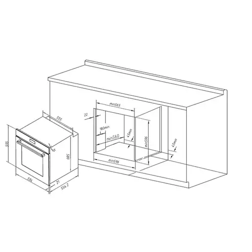 Horno 81 L Negro 02815 CECOTEC