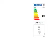 Infiniton CV-1HE84 congelador Congelador vertical Independiente 274 L E Blanco