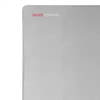 Mars Gaming MMPXLS Plata, Alfombrilla Gaming XL, Doble capa Nanotejido y Goma Natu