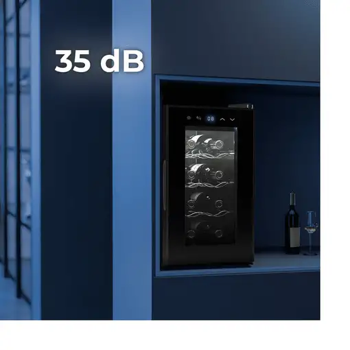 Cecotec GrandSommelier 830 Nevera de vino termoeléctrico Independiente Negro 8 bot