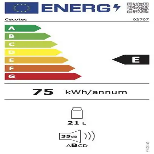 Cecotec GrandSommelier 830 Nevera de vino termoeléctrico Independiente Negro 8 bot