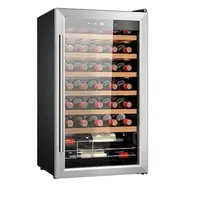 Cecotec 02716 enfriador de vino Nevera de vino Independiente Negro, Plata, Transpa