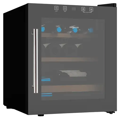 Infiniton WFL-15C Botellero de pie Independiente Negro 15 botella(s)