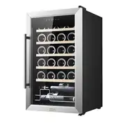 Cecotec 00125 enfriador de vino Nevera de vino Independiente Acero inoxidable 24 b