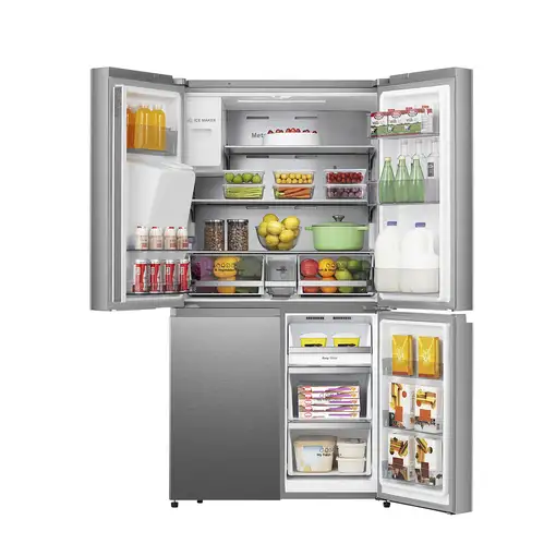 Hisense RQ760N4SASE nevera puerta lado a lado Independiente 584 L Acero inoxidable