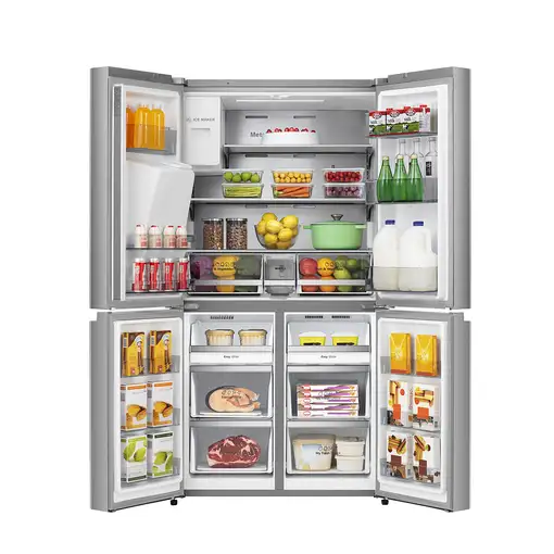 Hisense RQ760N4SASE nevera puerta lado a lado Independiente 584 L Acero inoxidable