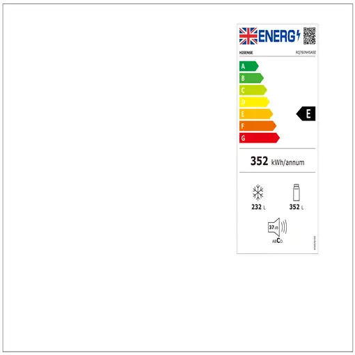 Hisense RQ760N4SASE nevera puerta lado a lado Independiente 584 L Acero inoxidable
