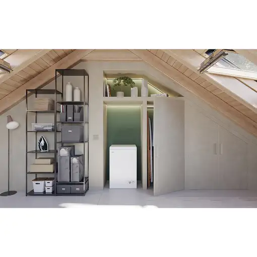 Candy CCHH 100E Arcón congelador Independiente 97 L E Blanco