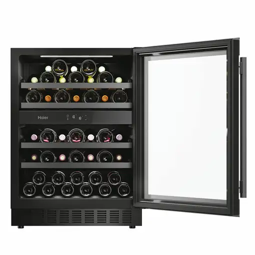 Haier H-WINE 700 HAKWBD 60 Nevera de vino Independiente Negro 44 botella(s)