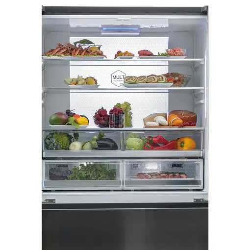 Haier FD 100 Serie 7 HB26FSNAAA nevera puerta lado a lado Independiente 750 L E Ne