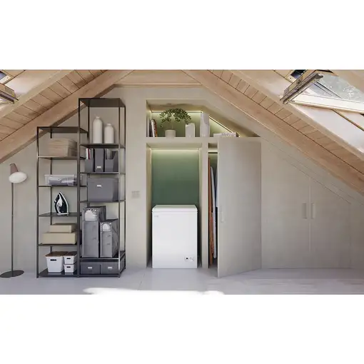 Candy CHAE 1452E Arcón congelador Independiente 137 L E Blanco