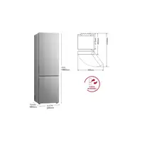 LG GBV21NCDPY nevera y congelador Independiente 344 L D Acero inoxidable