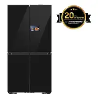 Samsung Series 9 Frigorífico French Door Bespoke AI 185cm 654L Clase E Negro RM90F