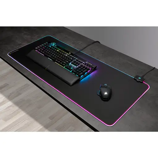 Corsair MM700 RGB Alfombrilla de ratón para juegos Negro