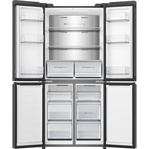 Hisense RQ5P470SAFE nevera puerta lado a lado Independiente 483 L Negro