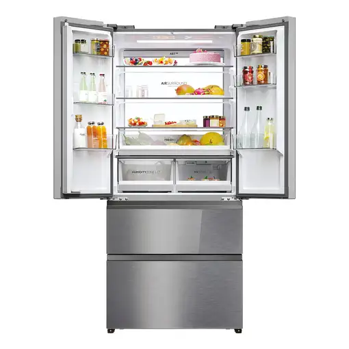 Haier HFR7819ENGC nevera puerta lado a lado Independiente 504 L E Acero inoxidabl