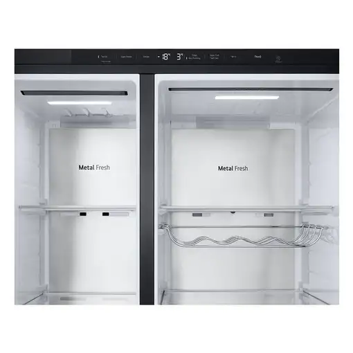 LG GSLE91EVAC nevera puerta lado a lado Independiente 628 L Negro