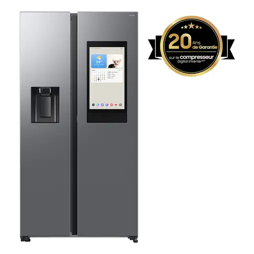 Samsung Series 9 Frigorífico Americano Family Hub Bespoke AI 178cm 614L Clase E In Samsung Series 9 Frigorífico Americano Family Hub Bespoke AI 178cm 614L Clase E In