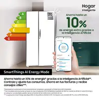 Samsung Series 9 Frigorífico Americano Family Hub Bespoke AI 178cm 614L Clase E In
