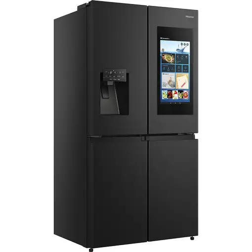 Frigorífico americano negro, 4 puertas, 179x92x73 cm, 577 L, RQ760N4IFE HISENSE