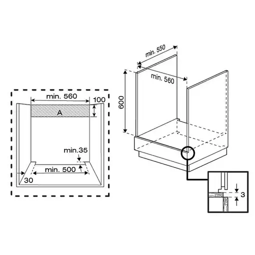 Horno 72 L Acero inoxidable b300 7724086797 BEKO