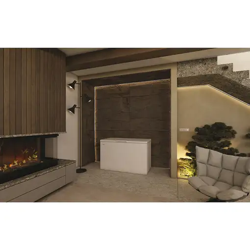 Haier HCE420E Arcón congelador Independiente 418 L E Blanco