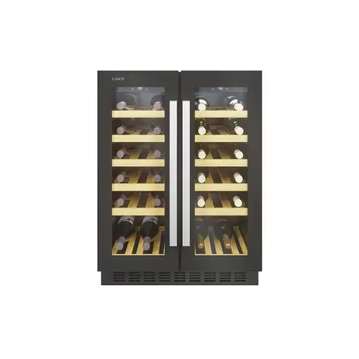 Candy CCVB 60D/1 Integrado Negro 38 botella(s)