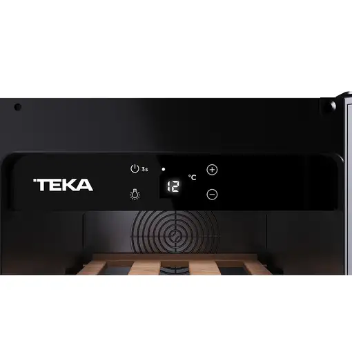 Teka 113610004 enfriador de vino Nevera de vino termoeléctrico Integrado Negro 20