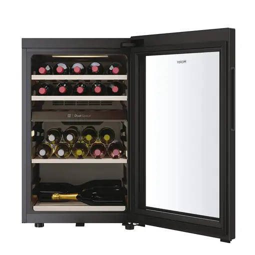 Haier Wine Bank 50 Serie 7 HWS42GDAU1 Nevera de vino Independiente Negro 42 botell