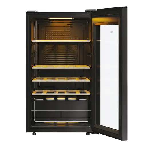 Haier Wine Bank 50 Serie 3 HWS34GGH1 Nevera de vino Independiente Negro 34 botella