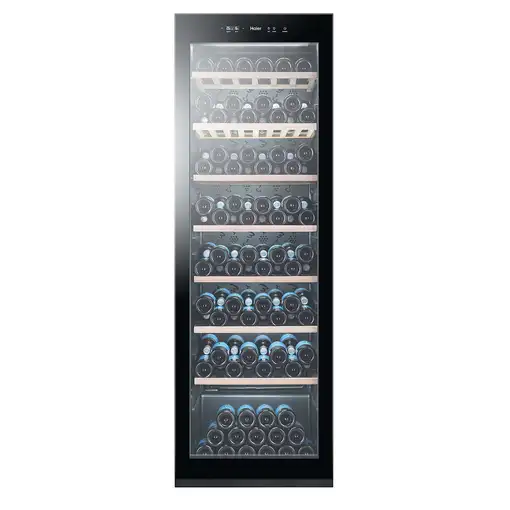 Haier Wine Bank 60 Serie 3 WS171GA Nevera de vino Independiente Negro 166 botella(