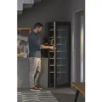 Haier Wine Bank 60 Serie 3 WS171GA Nevera de vino Independiente Negro 166 botella(