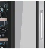 Haier Wine Bank 60 Serie 3 WS171GA Nevera de vino Independiente Negro 166 botella(