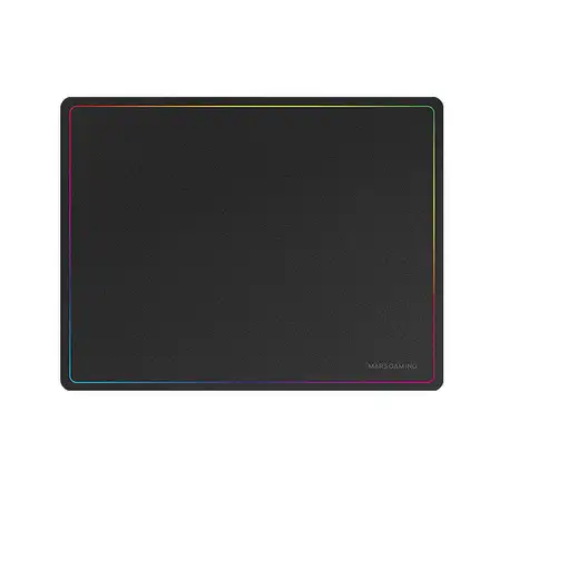 Mars Gaming MMP124, Alfombrilla Gaming 360x260mm, Diseño de Bordes Rainbow, Base A