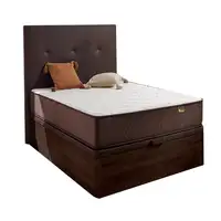Pack Colchon + Cabecero + Canape Abatible Descansin | 90 x 190 | Chocolate