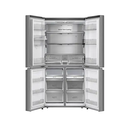 Hisense RQ758N4SWSE nevera puerta lado a lado Independiente 606 L Acero inoxidable