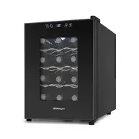 Orbegozo VT 1230 Nevera de vino Independiente Negro 12 botella(s)