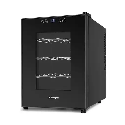 Orbegozo VT 1230 Nevera de vino Independiente Negro 12 botella(s)