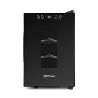 Orbegozo VT 630 Nevera de vino Independiente Negro 6 botella(s)