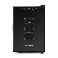 Orbegozo VT 630 Nevera de vino Independiente Negro 6 botella(s)