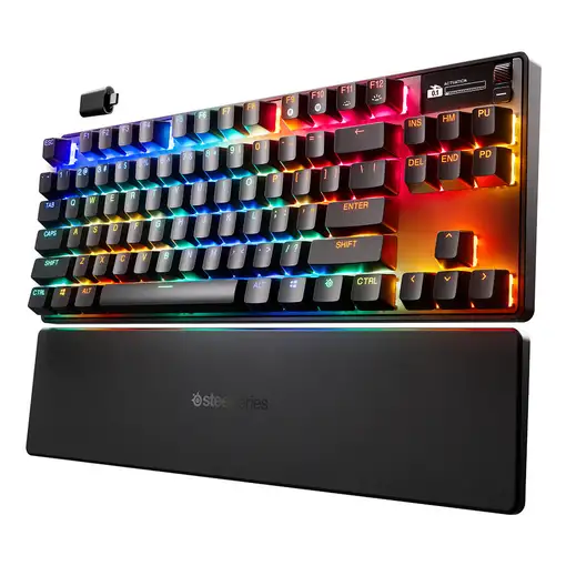Steelseries APEX PRO TKL WIRELESS GEN 3 teclado Juego USB + RF Wireless + Bluetoot
